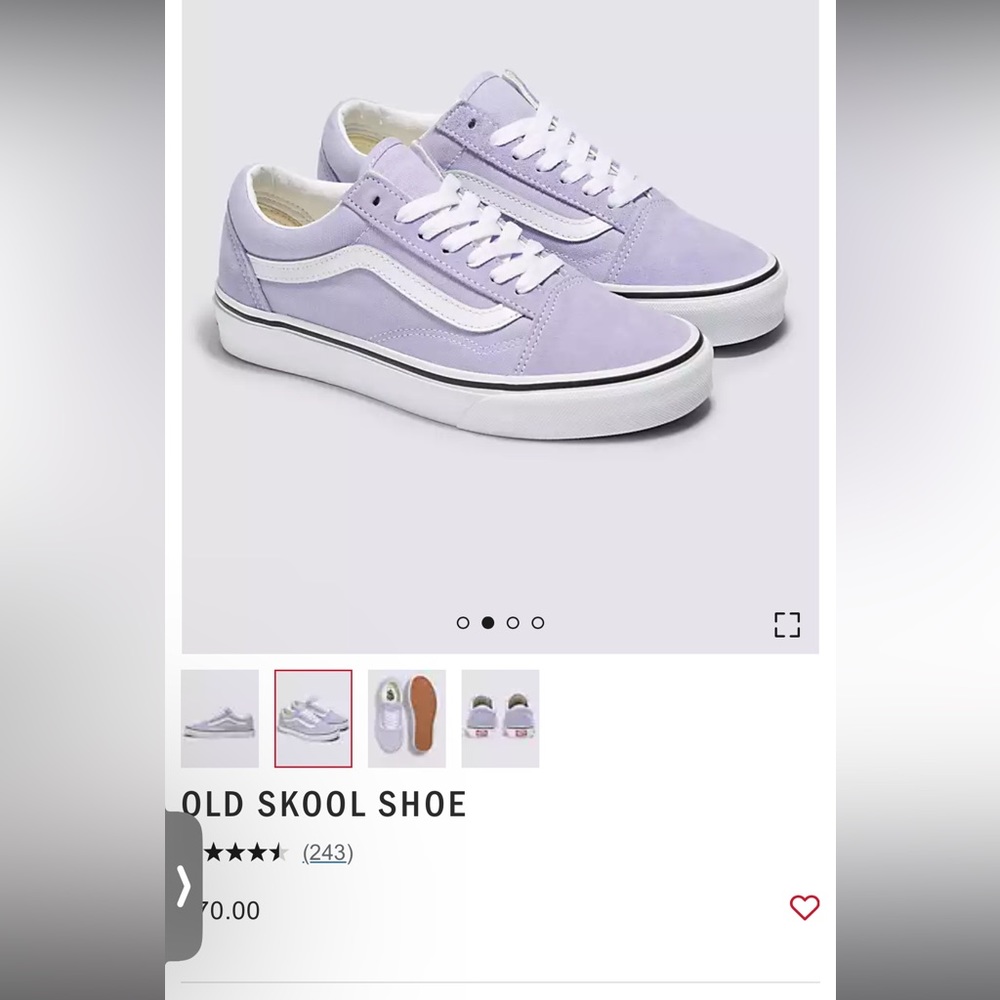 Vans Old Skool purple Vans